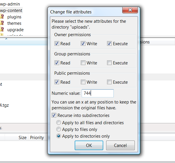 File changed. File attributes. Changed files. Hanging file. Attribute file read only.