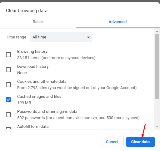 How to clear cache in Chrome