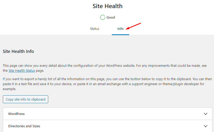 Site health