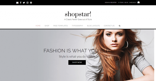 Shopstar free theme